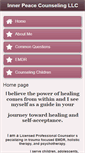 Mobile Screenshot of innerpeacecounselingllc.com